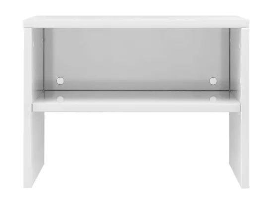 Table de chevet Blanc brillant 40 x 30 x 30 cm Aggloméré