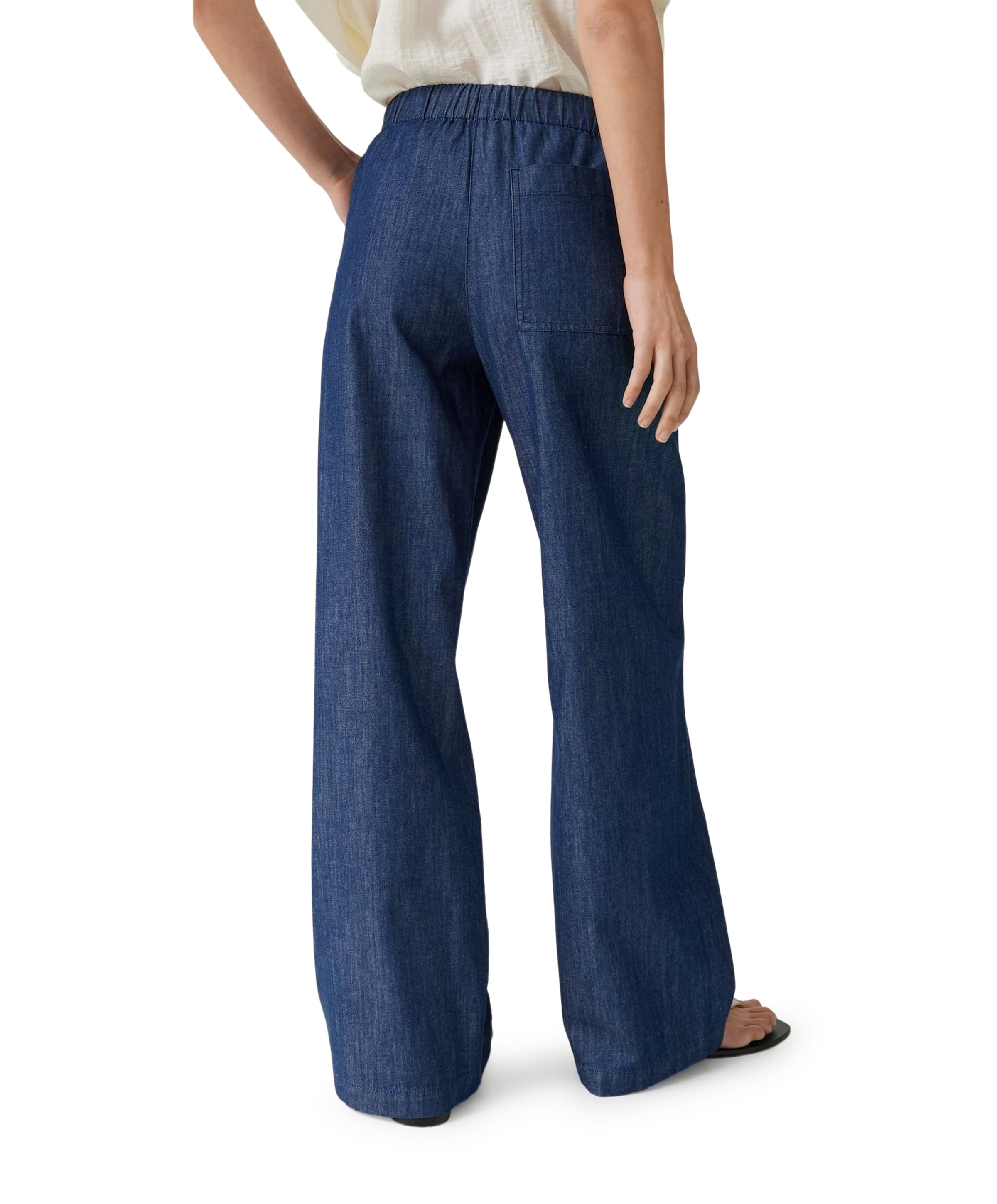 OPUS Melane line dames broek blauw