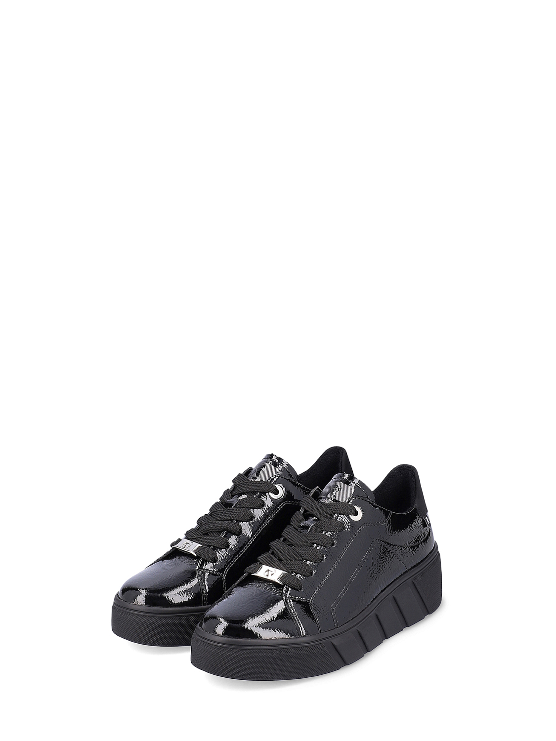 Rieker-Evolution Patent Leather Platform Sneaker