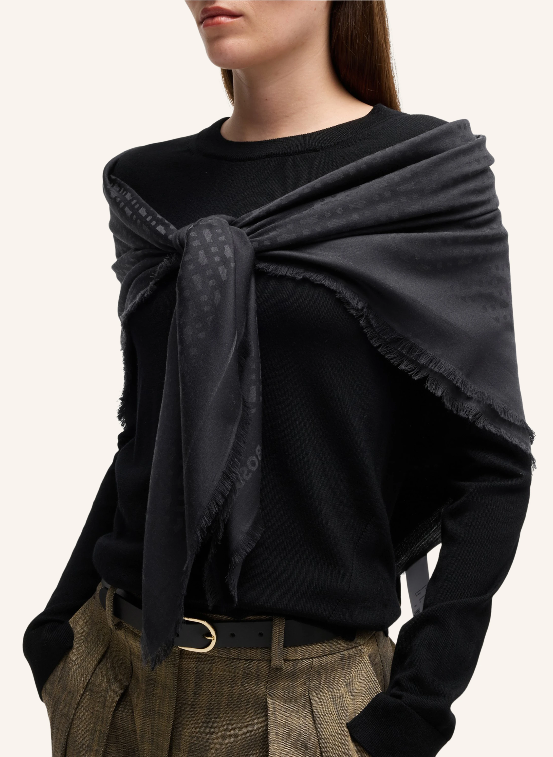 BOSS Gewebter Schal LEDONIA_120*120