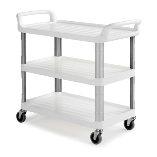 Chariot de service Silver 3 plateaux blanc Filmop