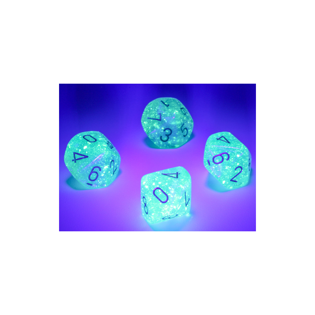 Set de 10 Dés 10 Faces Chessex : Borealis