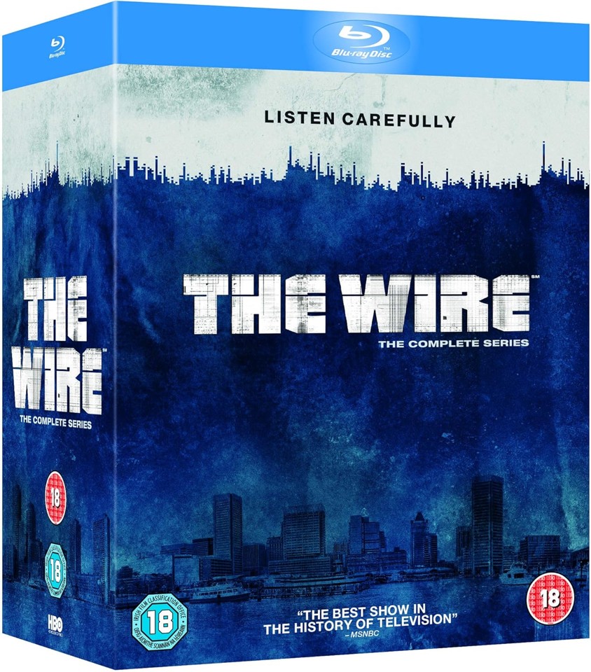 The Wire Seasons 1 to 5 Complete Collection Blu-Ray