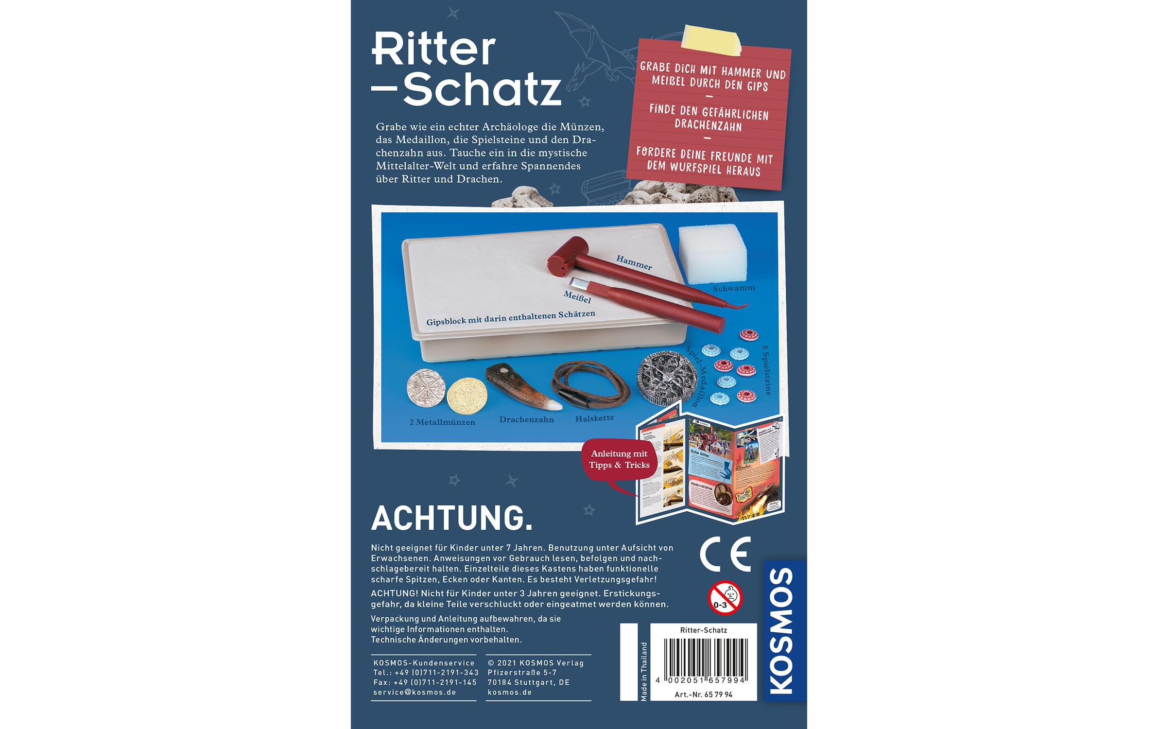 Experimentierkasten Ritter-SchatzMünzen und Spielsteine ausgraben