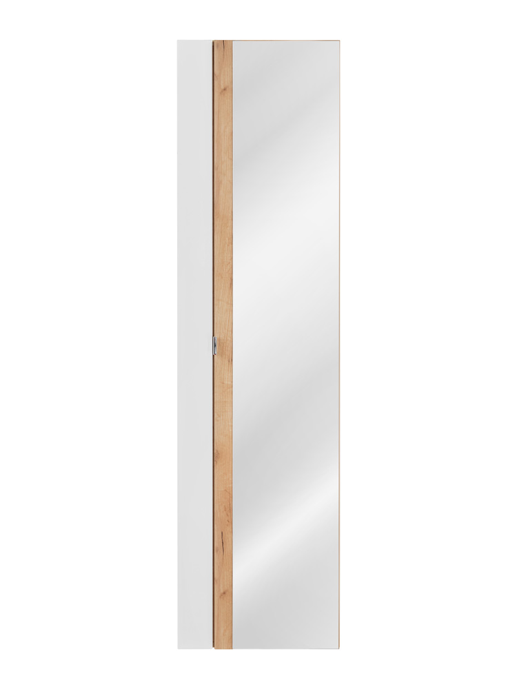 Comad Capri White 803B FSC kolomkast met een spiegel 170cm wit