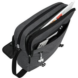 Sacoche pour notebook Messenger Bag COLLEGE, gris