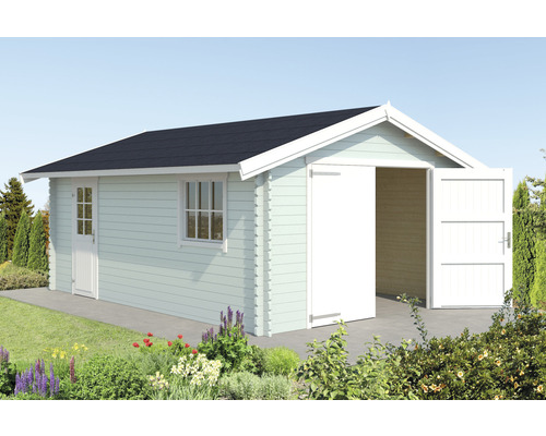 Enkele garage Outdoor Life Yarik 380 x 540 cm gletsjergroen