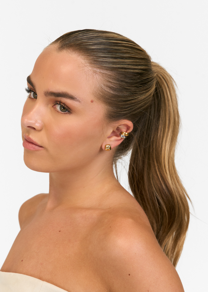 Noor ear cuff multikleur