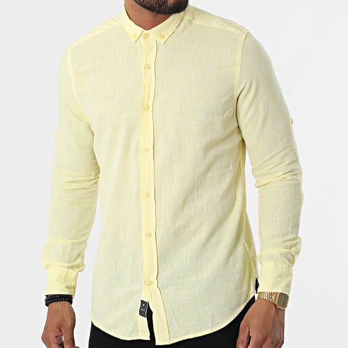 Chemise Manches Longues JCH-801 Jaune