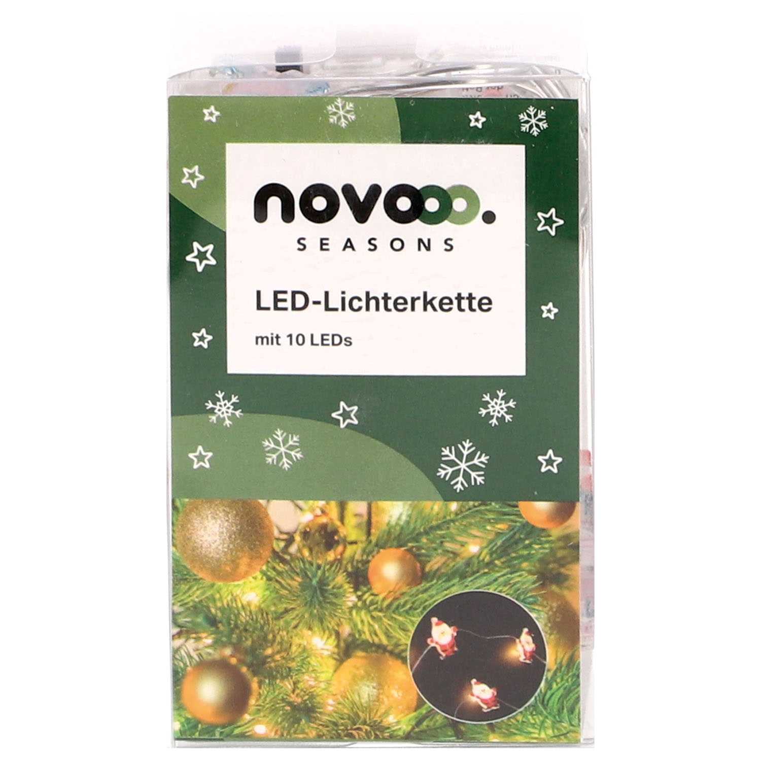 novooo Lichterkette 10LED Acrylfiguren 4f