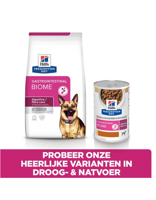 Hill's Prescription Diet Gastrointestinal Biome Digestive+ Fibre Care Zak Kip - Hondenvoer