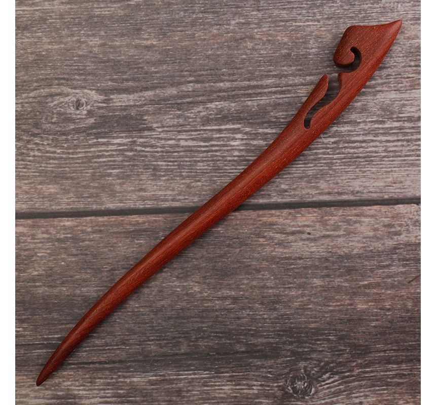 Vaje - Gegraveerde houten haarstok (verschillende ontwerpen)