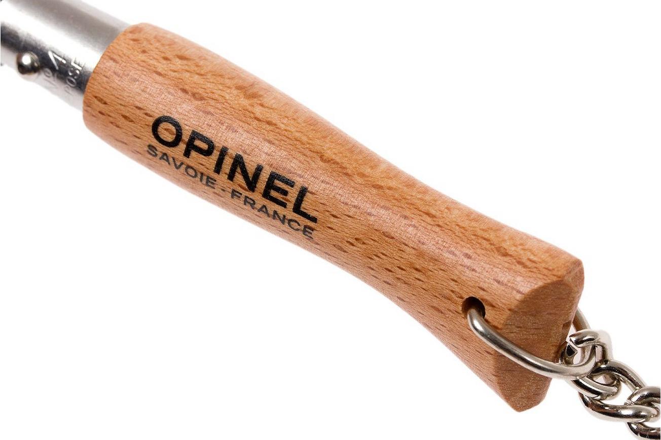 Opinel zakmes No. 4 Classic, RVS, met keyring