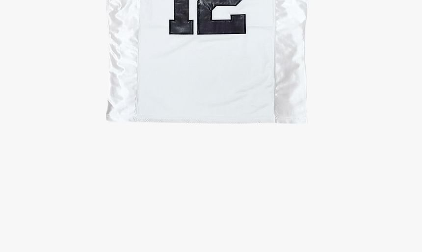 JVL - T-shirt met korte mouwen, V-hals en nummeringprint van jersey