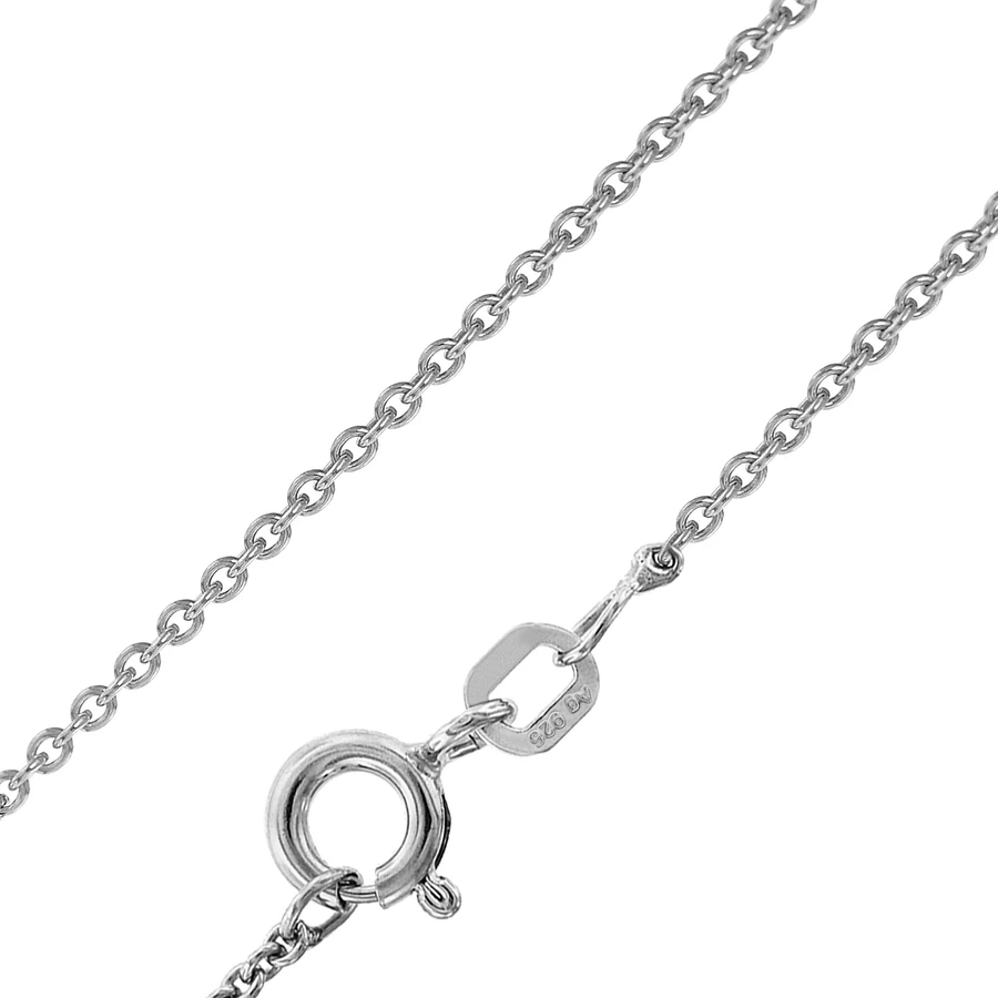 trendor Kinder Sternzeichen Jungfrau Weißgold 333 Anhänger + Kette silver