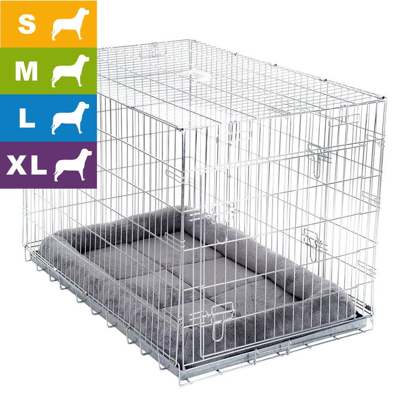 Cage de transport Double Door avec coussin