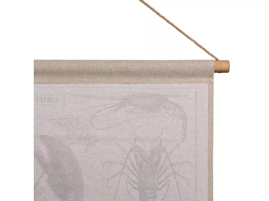 Toile imprimée en parchemin