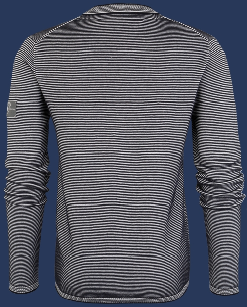 Herren Pullover 006 KoNitK, Cocos/Darknavy