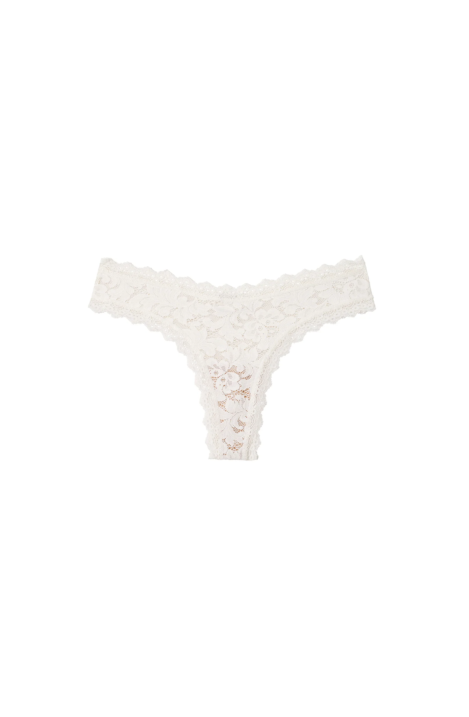 elika String en dentelle écume Écume