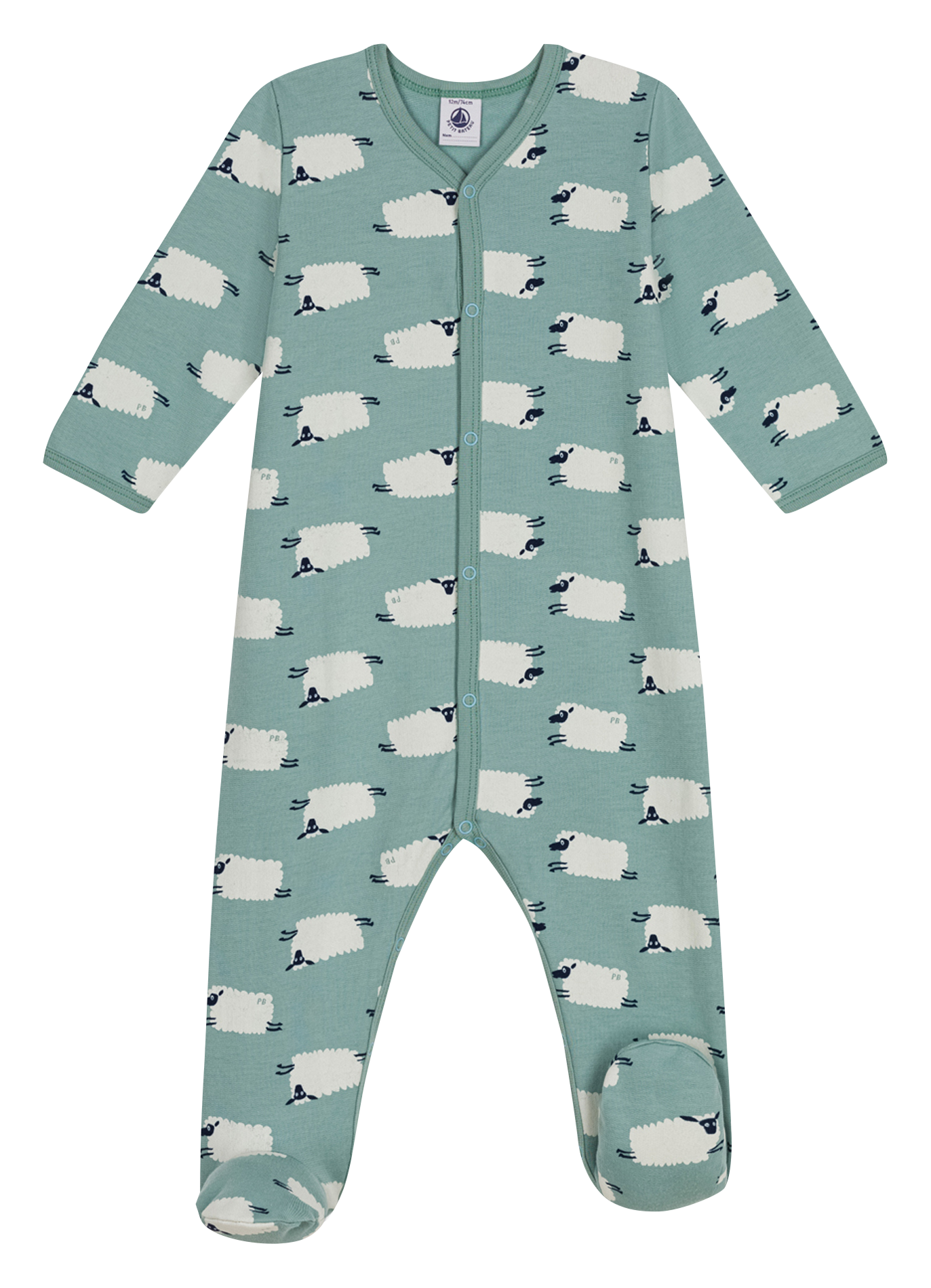 Pyjama en coton mélangé | Vert