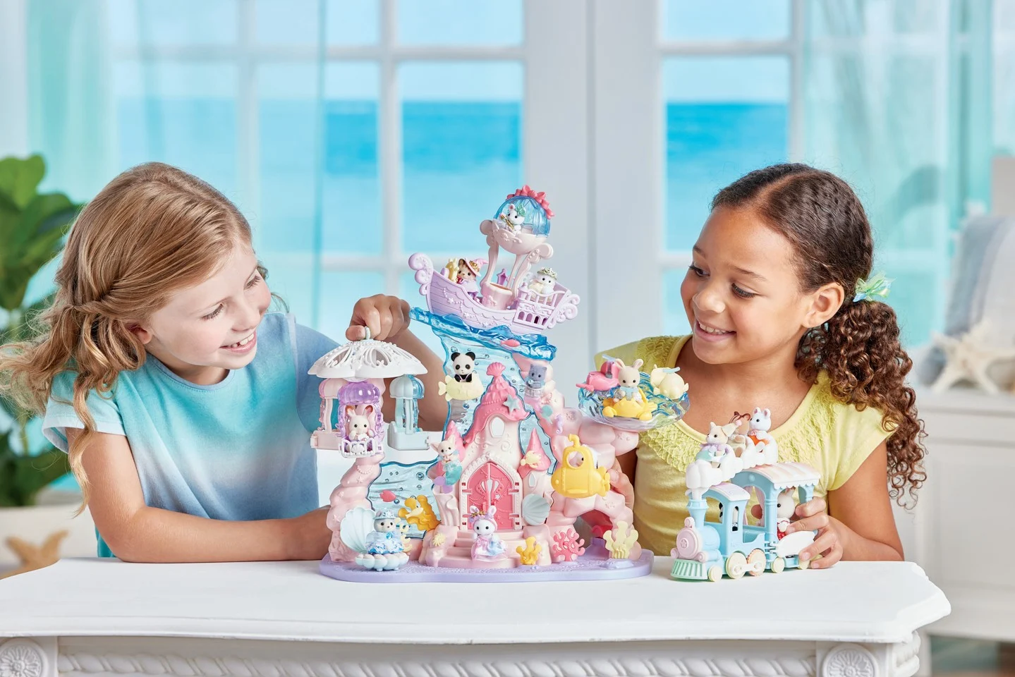 Sylvanian Families - Flyvende Sky Regnbue Tog (5702)