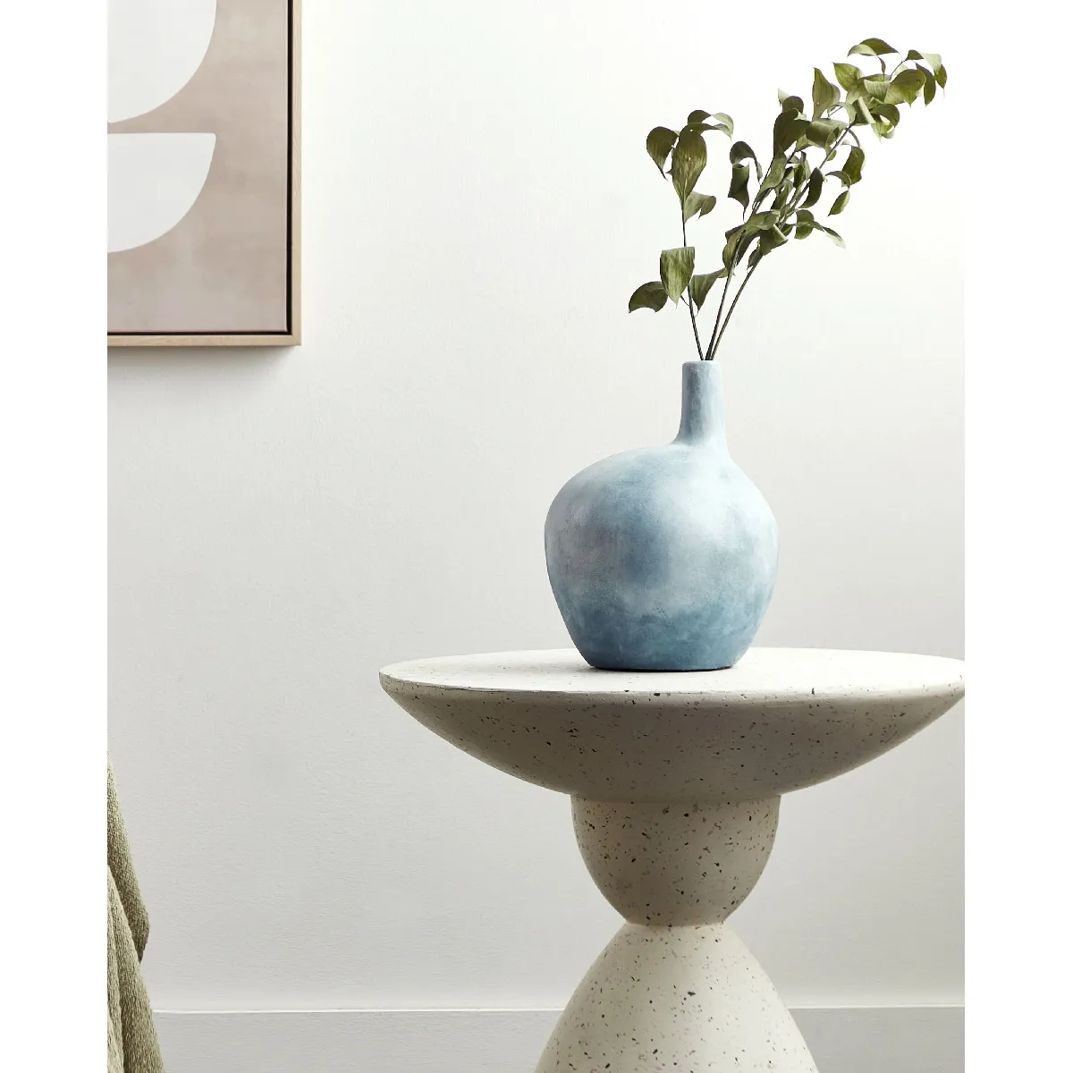 BELIANI BENTONG - Céramique Bleu 26 cm