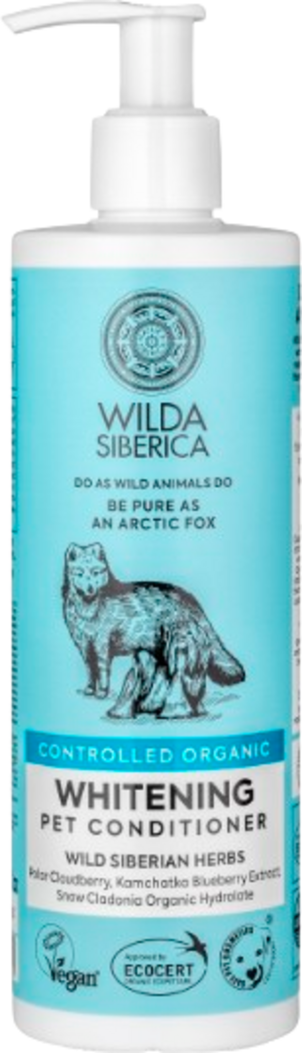 WILDA SIBERICA  Whitening Pet Conditioner, 400 ml