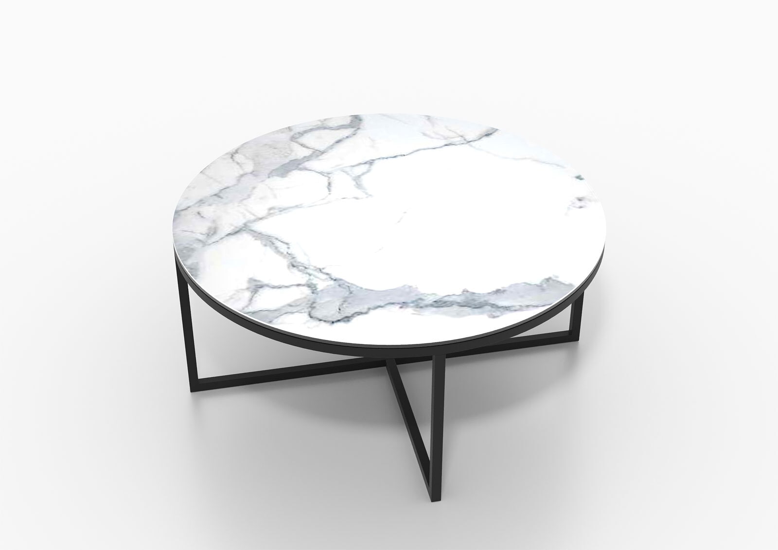 MONDO Beistelltisch rund VARIUM TALIA LAQUE 55 cm