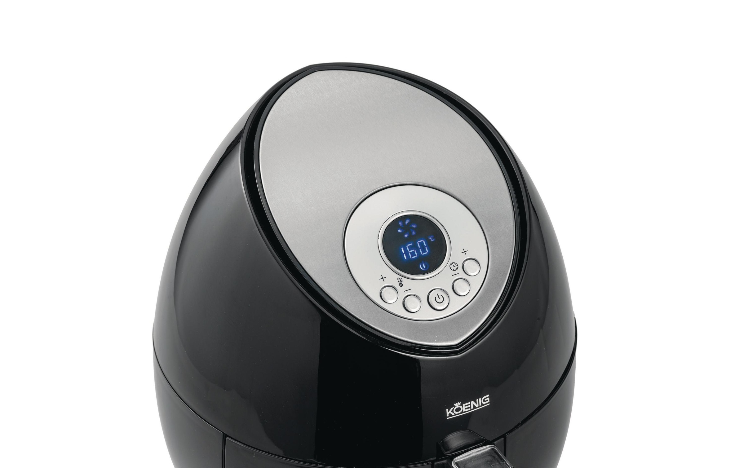 KOENIG Heissluftfritteuse »Quick Pure 3 1 kg« 1500 W Fassungsvermögen 3,2 l
