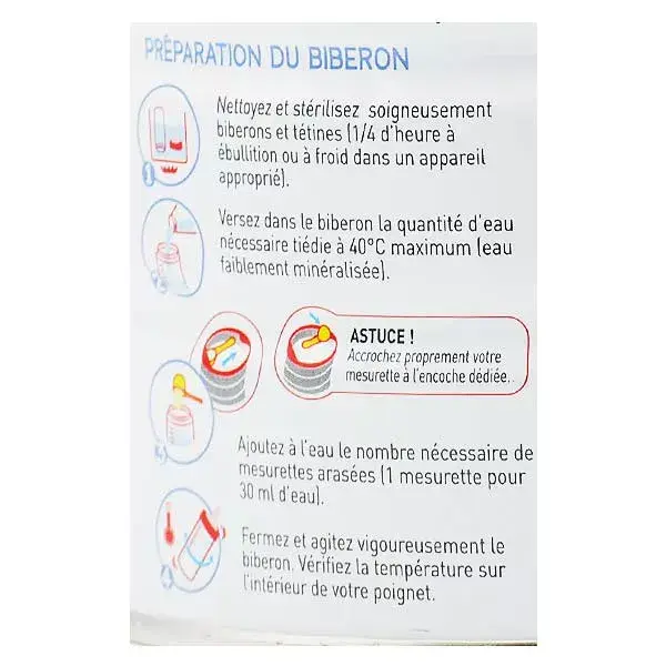 Leite de cabra orgânico Babybio Caprea, 2ª etapa, 800g