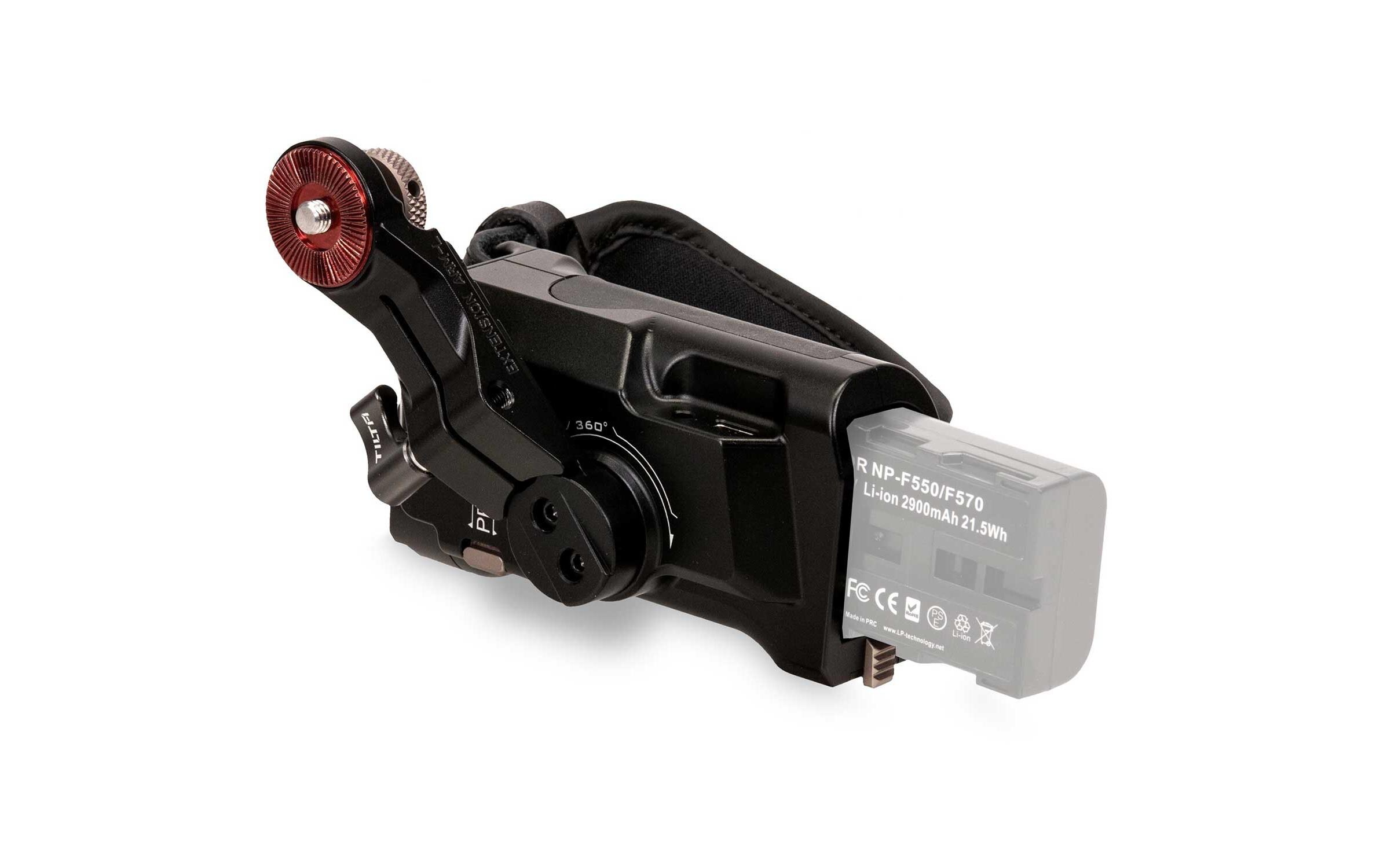 Right Side Advanced Power Handle with R/S Type V - Schwarz<br>Wird an der rechten Seite der Tiltaing-Kamerakäfige befestigt