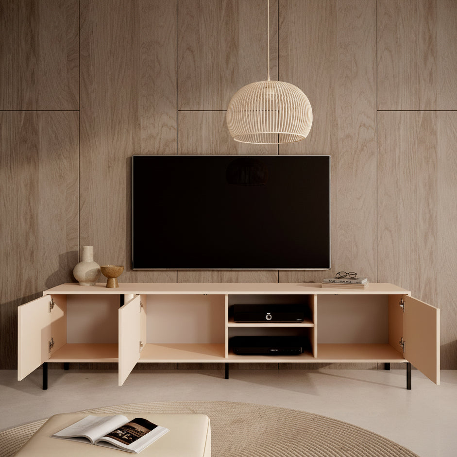 Desert - TV-Meubel met 3 deuren - Beige - 203 cm