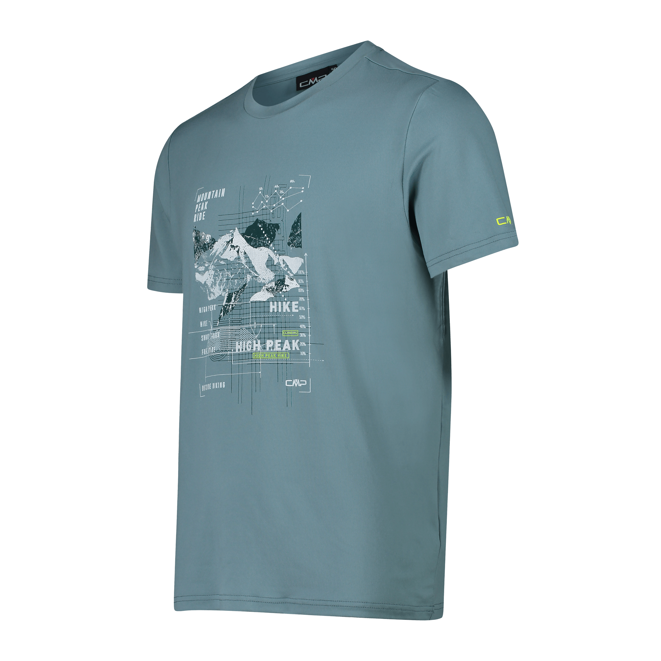 CMP Man Functional T-Shirt Stretch - Fritid og bomull