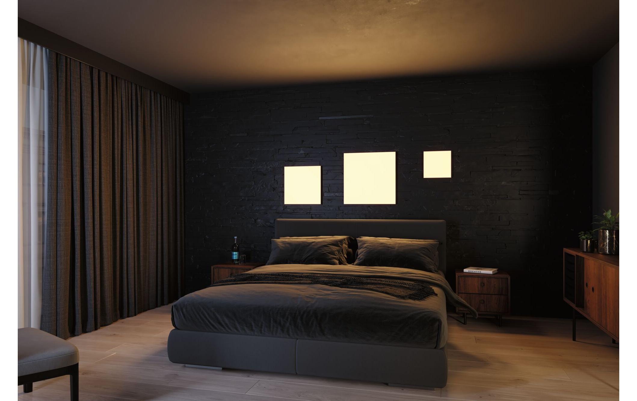 Deckenleuchte LED Panel Velora Rainbow, 31 W, RGBW, WeissLED Panel