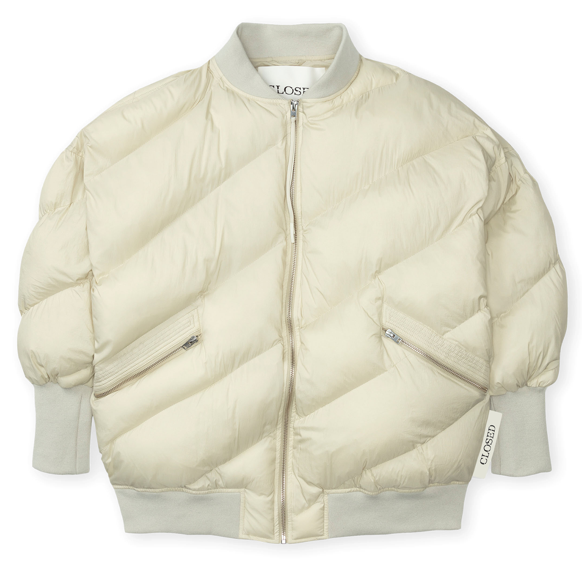 Blouson oversize matelassé | Beige
