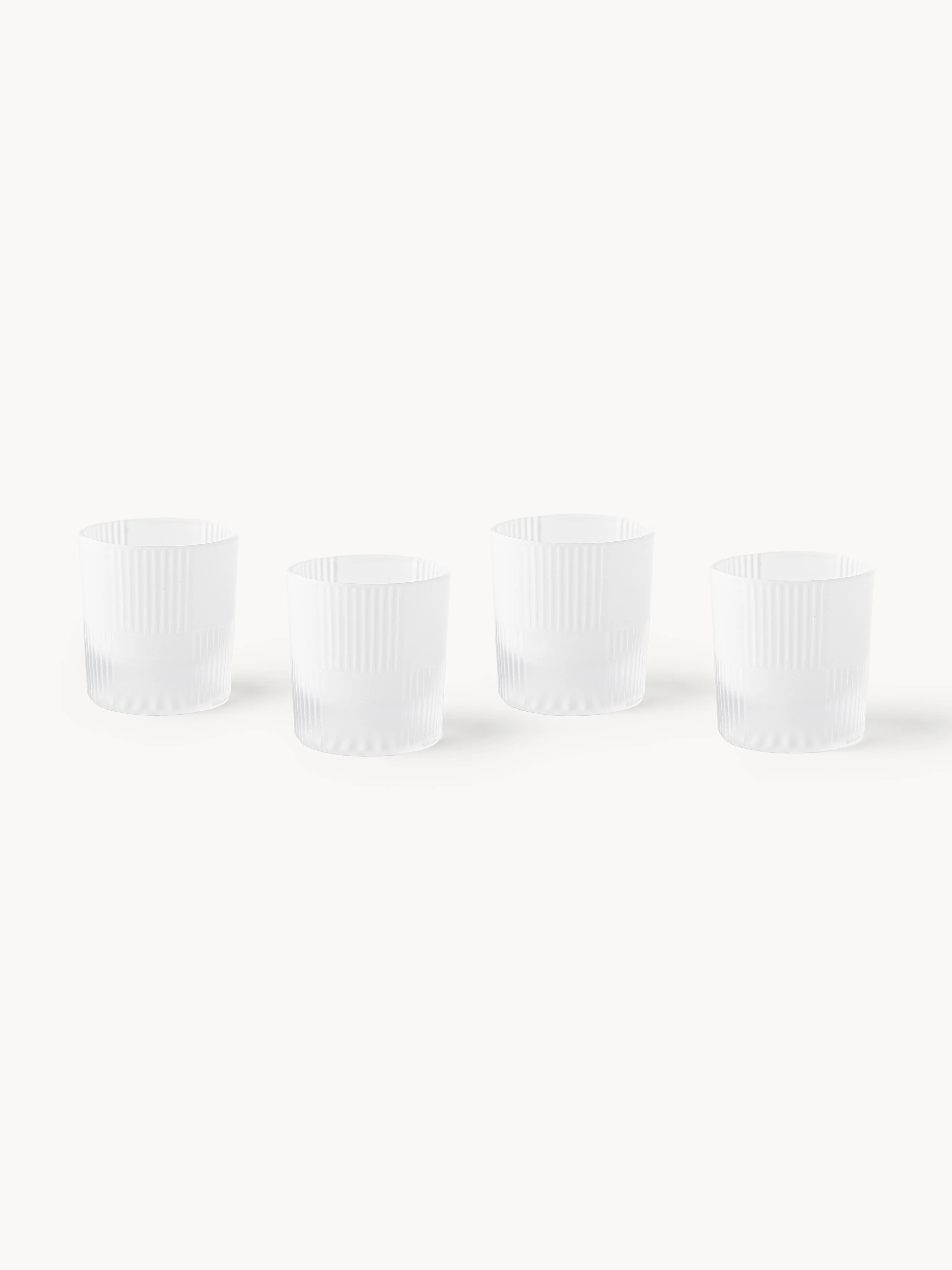 Tumblers Bicchi met reliëfpatroon, 4-delig