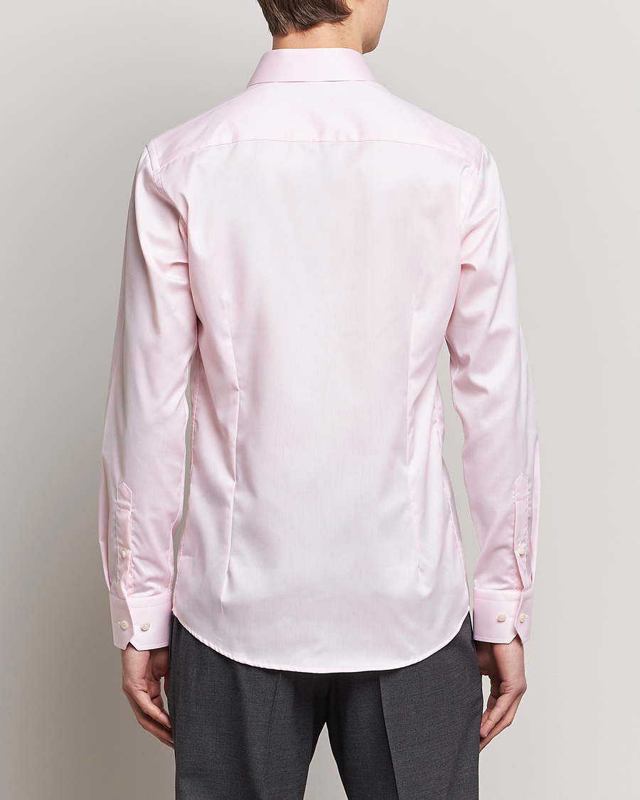 Eton Slim Fit Signature Twill Shirt Pink
