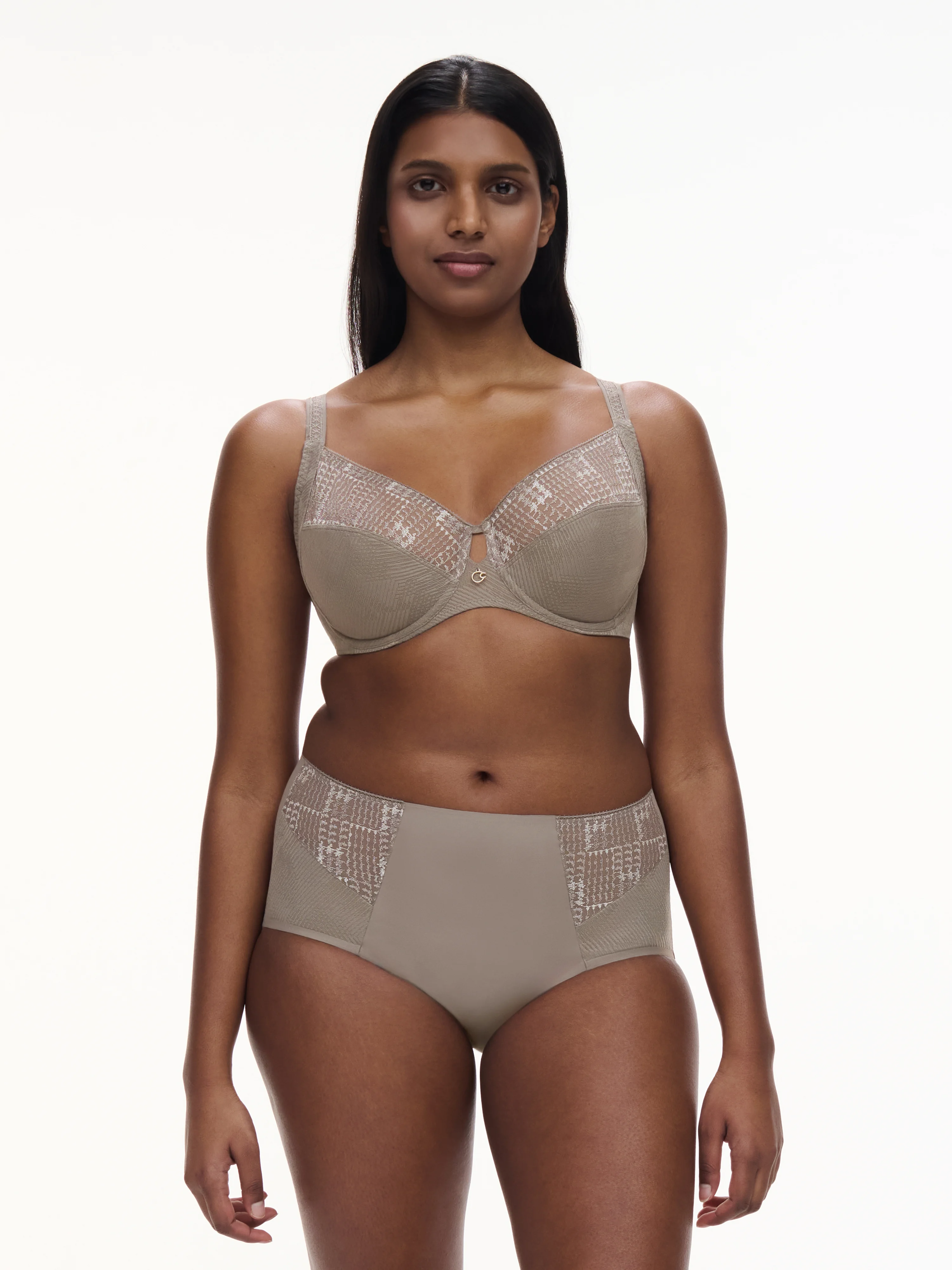 INTRIGUE - Soutien-gorge emboîtant broderie | Gris