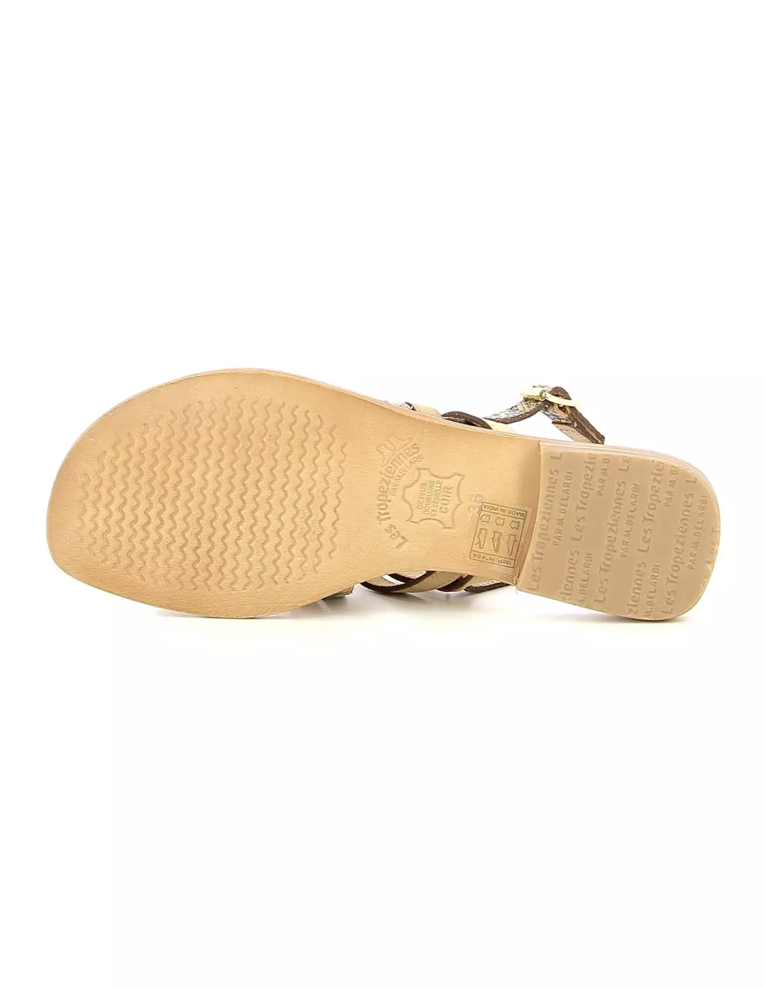 LES TROPEZIENNES HANSEL - Sandales & nu-pieds Beigemulti