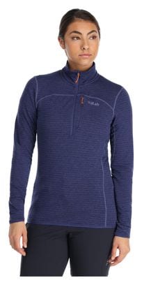 Pull Polaire Demi-Zip Femme Rab Ascendor Light Bleu Marine