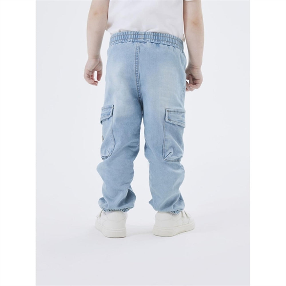 Medium Blue Denim Ben Baggy Cargo Jeans Noos