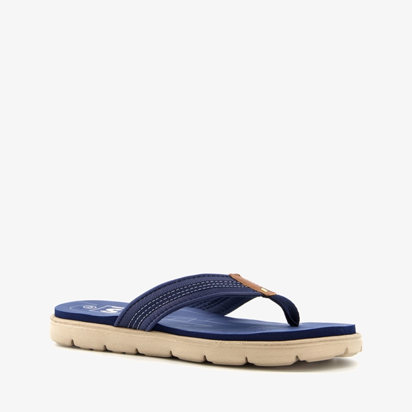 Heren teenslippers blauw