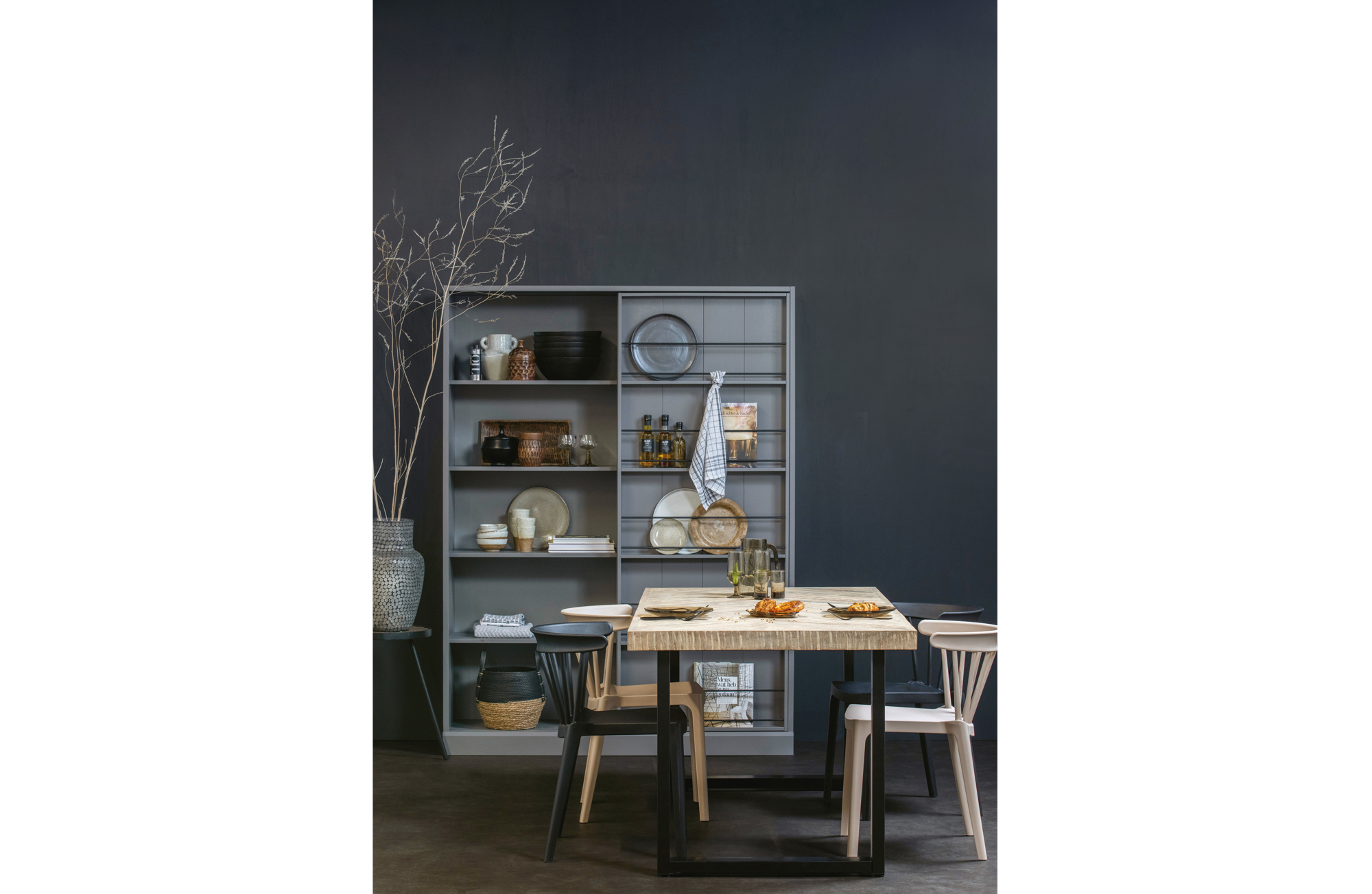 WOOOD tafel Tablo mango visgraat 200x90 Tablo tafel mango visgraat 200x90 Alkmaar poot
