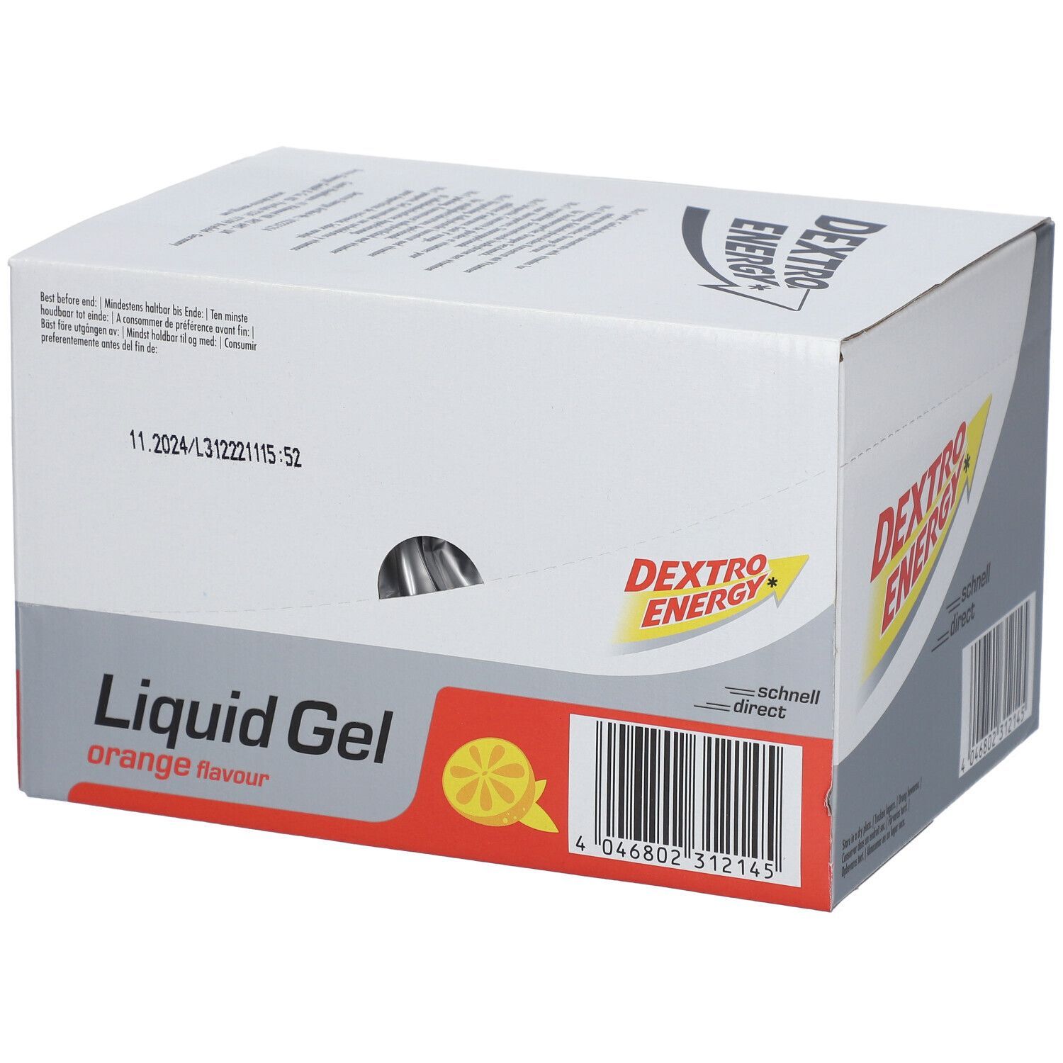 Dextro Energy Liquid Gel Orange + Vitamins