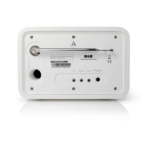 Argon RADIO2 – mooie DAB-radio met goed geluid en Bluetooth Wit