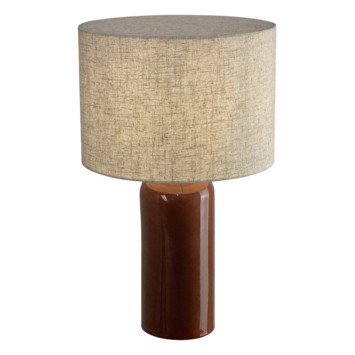KARWEI tafellamp Iven brique ø30x49cm