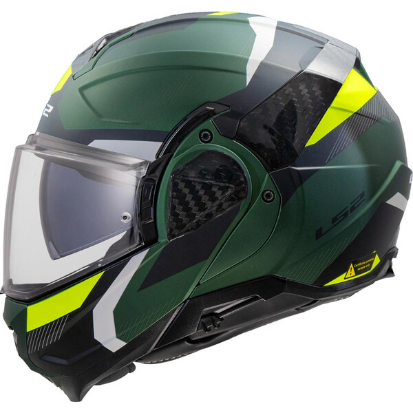 LS2 - Casque FF910 Advant II Triple Vert / Jaune fluo / Blanc / Mat