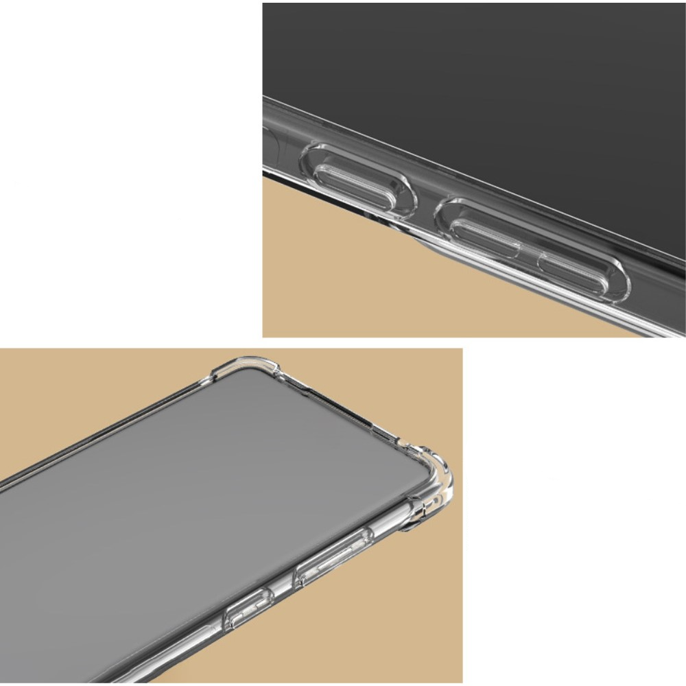 iPhone 16 Gummi Hülle Air Cushion Fallschutz   Kameraschutz - Transparent