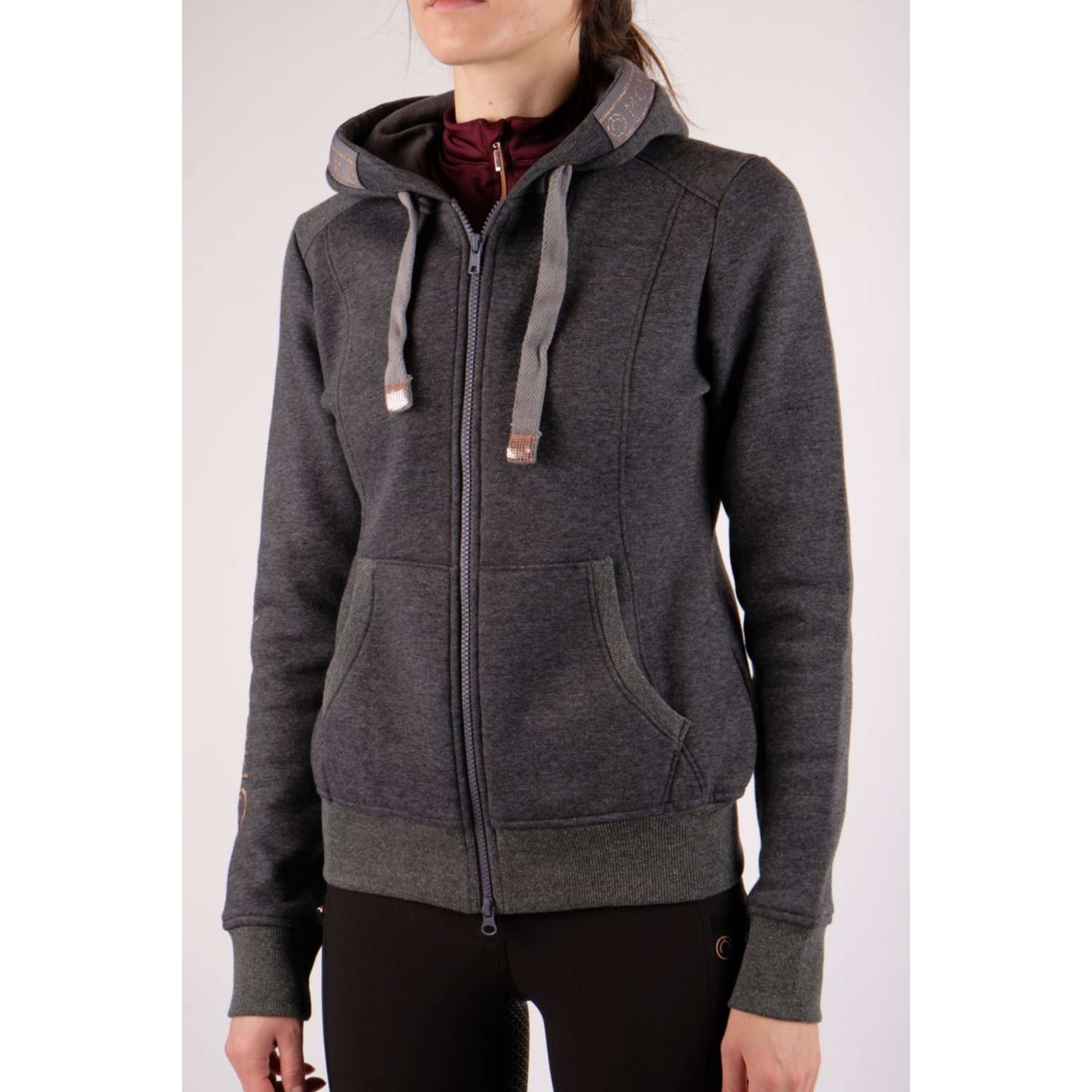 Montar Vest Macie Rosegold Logo Grijs