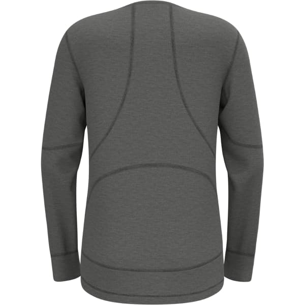 T-shirt thermique ODLO ACTIVE X-WARM KIDS BL TOP CREW NECK L/S STEEL GREY MELANGE